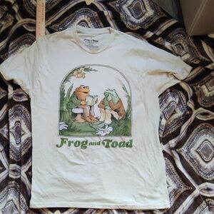Frog and Toad Graphic Short Sleeve Tee - Cream